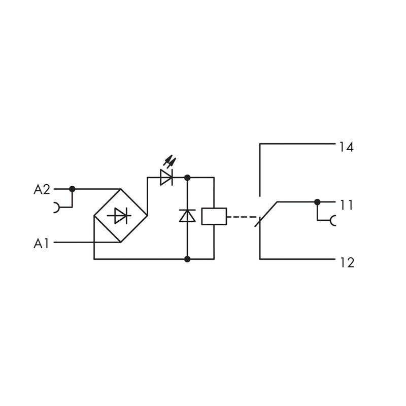 WAGO - Schaltrelais Relaismodul 859-353 AC/DC 12 V − 10 Stück
