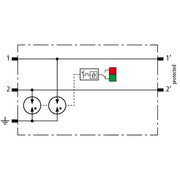 DEHN - Blitzstromableiter für Informations-/MSR-Technik Blitzstromableiter BCO ML2 B 180 für 2 Einzeladern
