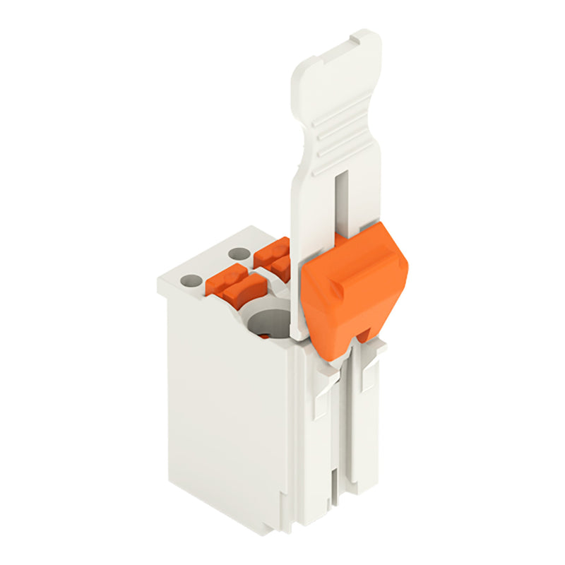 WAGO - Ein- und mehrpolige Klemmenleiste 1-Leiter-Federleiste 2091-1102/002-000 Push-inCAGECLAMP,lgr − 100 Stück