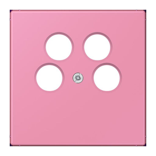 Jung - Einsatz/Abdeckung für Kommunikationstechnik Abdeckung für SAT-TV LC 990-4 SAT2 246 rose vif (4320C)