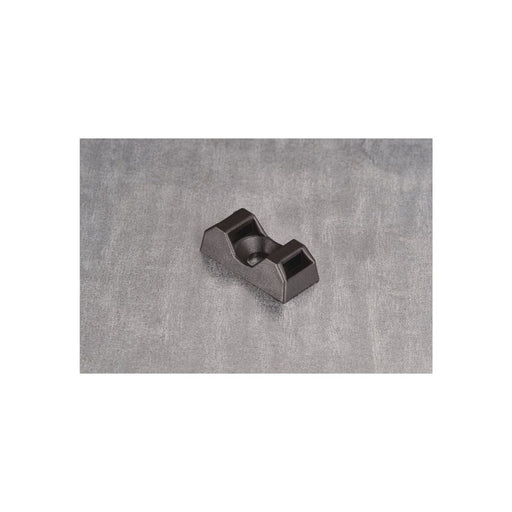 HellermannTyton - Befestigungssockel und -element für Kabelbinder Montagesockel CTQM5-PA66-BK-C1 21x9,5mm schwarz − 100 Stück