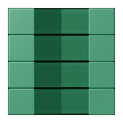 Jung - Abdeckung/Bedienelement für Installationsschalterprogramme Tastensatz 4fach LC 504 TSA 250 vert 59