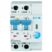 Eaton - Kombination FI-Schalter/Leitungsschutzschalter mit Zusatzeinrichtung Brandschutzschalter AFDD-20/2/C/003-G/A 2p,C,20A,30mA,TypG/A