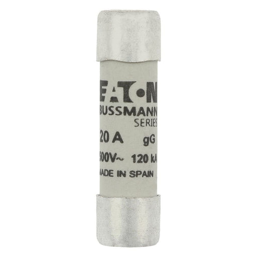 Eaton - Zylindrische Sicherung Sicherungseinsatz Nieders. C10G20 20A AC 500V 120kA − 10 Stück