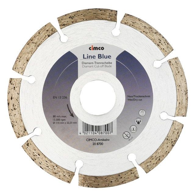Cimco Werkzeuge - Trenn-/Schleifscheibe Diamanttrennscheibe 208700 D=115mm