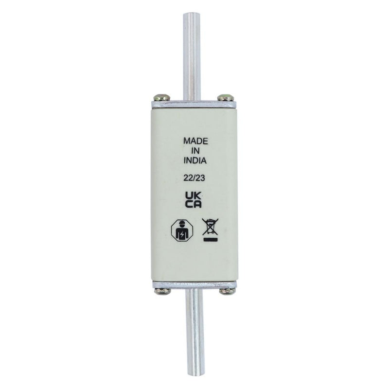 Eaton - Messersicherung Sicherungseinsatz Nieders. NH FUSE 63#63NHG0B 63A AC 500V 120kA − 3 Stück