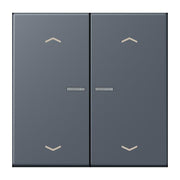 Jung - Bedienelement intelligent Taster mit Pfeilsymbolen BT LC 17102 P 262 gris fonce 59