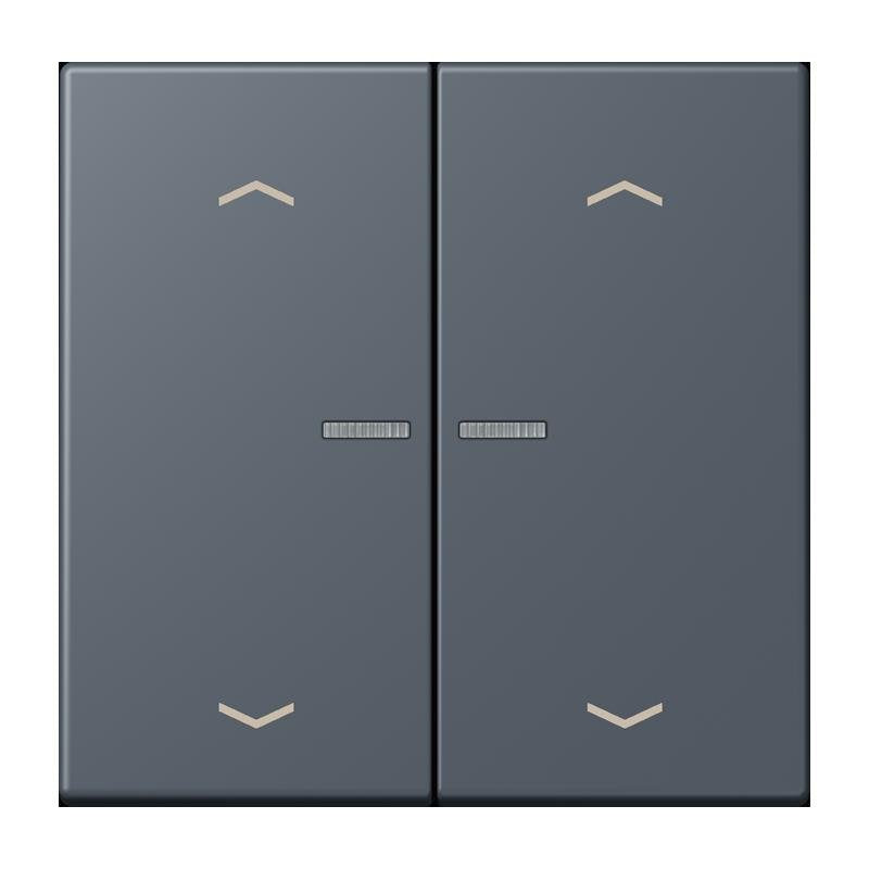 Jung - Bedienelement intelligent Taster mit Pfeilsymbolen BT LC 17102 P 262 gris fonce 59