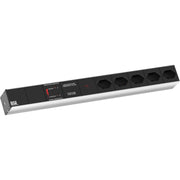 Bachmann - Power distribution unit (PDU) Steckdosenl. 482,6mm(19Z) 800.1261 5xCH T13 2,0m