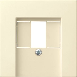 Gira - Einsatz/Abdeckung für Kommunikationstechnik Zentraleinsatz cws-gl 027601 f.TAE-Anschlußdose