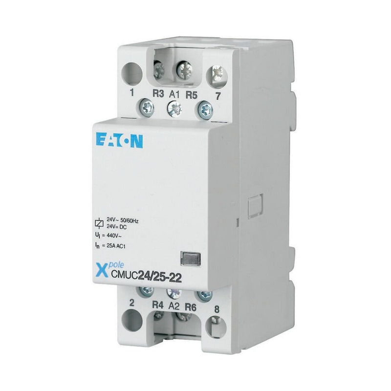 Eaton - Installationsschütz für Reiheneinbau Installationsschütz CMUC24/25-04 24VAC/DC, 4Ö, 25A