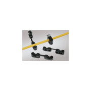 HellermannTyton - Befestigungsschelle für Kabel/Rohre Zugentlastungsschelle KK4-N66-BK − 500 Stück