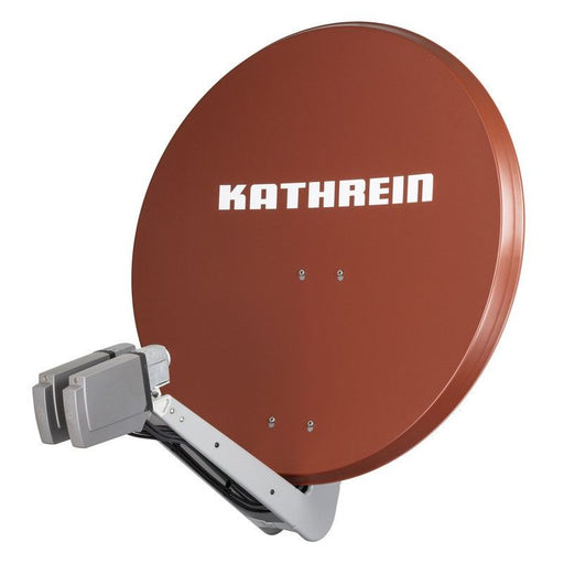 Kathrein - Satellitenantenne Offset-Parabolantenne CAS 90 ro 90cm rotbraun