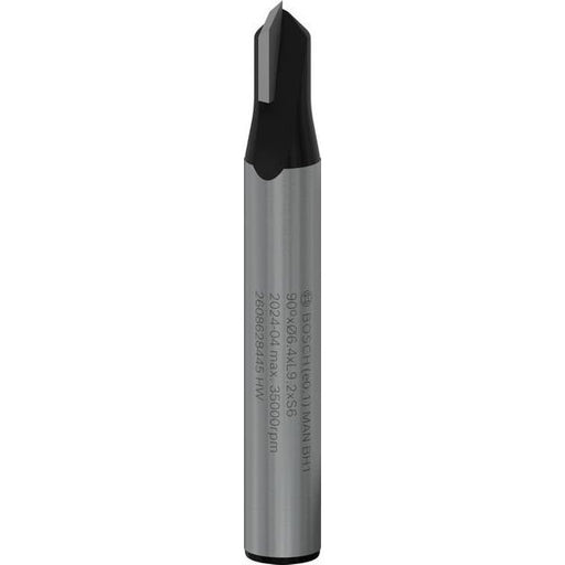 Bosch - Fräser PRO V-Nutfräser, 90° x 2608628445 6,4, Schaft 6 mm