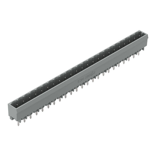 WAGO - Leiterplattensteckverbinder THT-Stiftleiste Lötstift 231-153/001-000 1,0x1,0,gerade,grau − 50 Stück