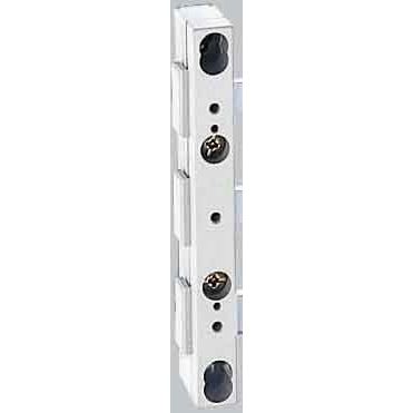 Wöhner - Sammelschienenträger Schienenträger 01915 m.Endabdeckung 5pol. − 10 Stück