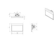 RP-Technik - Sicherheitsleuchte LED-Rettungszeichenleuchte AIR403SC-AZ EB 3h, SC, anthr