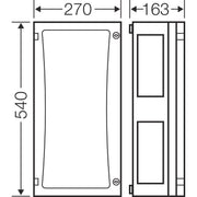 Hensel - Leergehäuse FP 0330 EB-Mass216x486x136mm