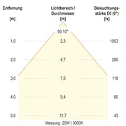 EVN Lichttechnik - Decken-/Wandleuchte LED-Deckenleuchte DSM54250125 ML, MC
