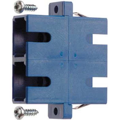 Telegärtner - LWL-Kupplung ST/SC Duplex Adapt. MM 100007273 Keramikh. türkis