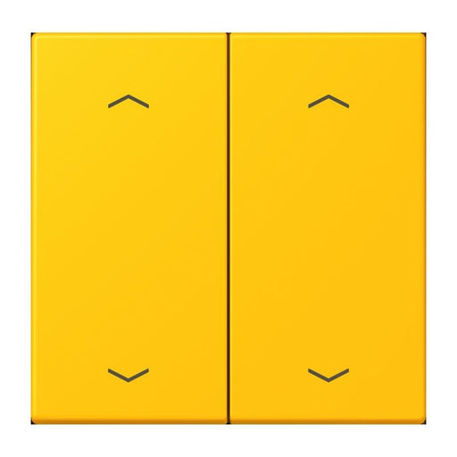 Jung - Abdeckung/Bedienelement für Installationsschalterprogramme Wippe mit Pfeilsymbolen LC 102 P 263 le jaune vif