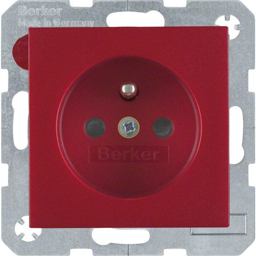 Berker - Steckdose m.Schutzkontakt 6768760062 S.1/B
