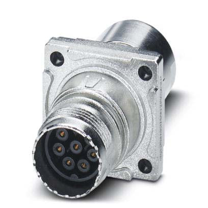 Phoenix Contact - Rundsteckverbinder, feldkonfektionierbar (Industriesteckverbinder) Wanddurchführung ST-7ES1N8ACK03S