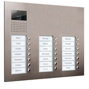 TCS Tür Control - Türstation für Türkommunikation Video color Außenstation V AVU16210-0030 PUK 21 Tasten 3-spal