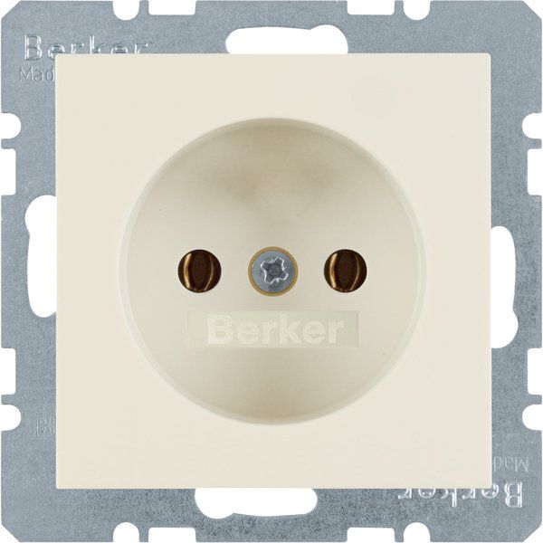 Berker - Steckdose ws/gl 6167038982 o.Schutzkontakt