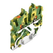 WAGO - Schutzleiter-Reihenklemme Mini-Schutzleiter 2250-1207 1 qmm, gn-ge − 100 Stück