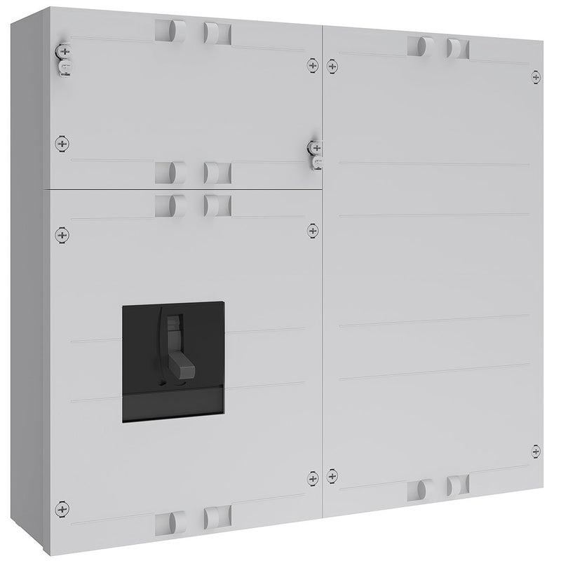ABN - Verteilerfeld für Installationsverteiler SaS-Feld 5-polig Luxemburg PAR23LUX160 2-feldrig, 1xNSX160A
