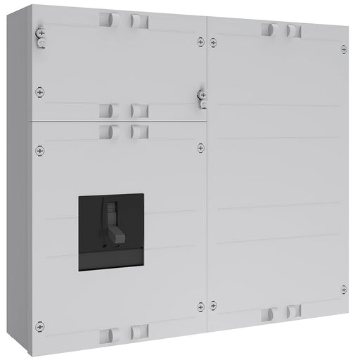 ABN - Verteilerfeld für Installationsverteiler SaS-Feld 5-polig Luxemburg PAR23LUX160 2-feldrig, 1xNSX160A