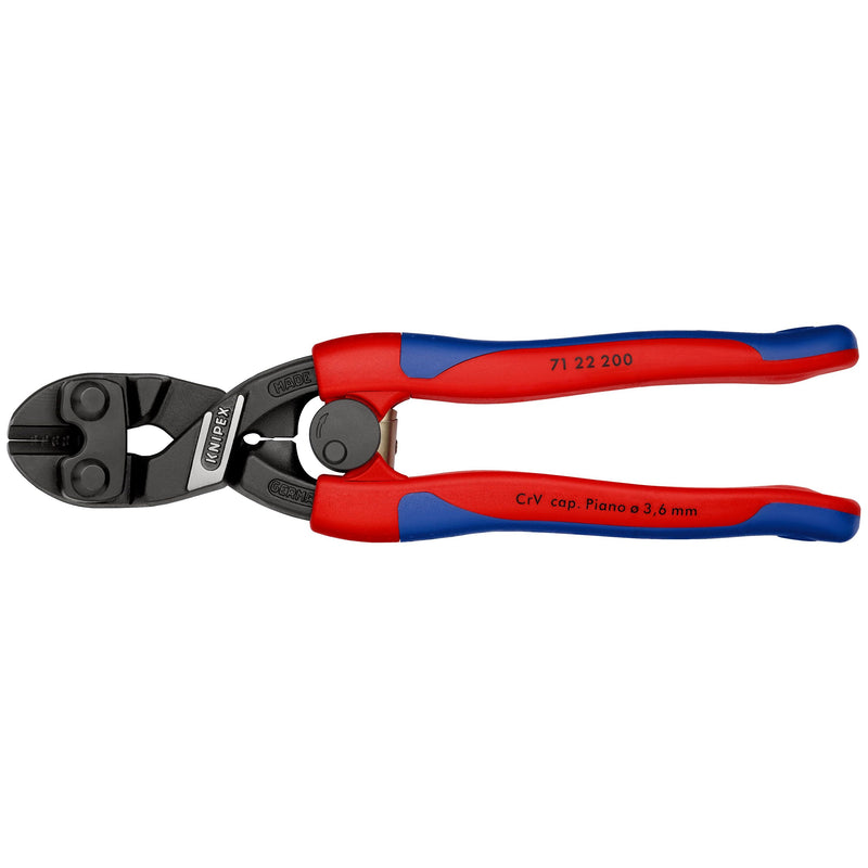 Knipex - Bolzenschneider CoBolt-Bolzenschneider 71 22 200 SB mit Hüllen, 200mm