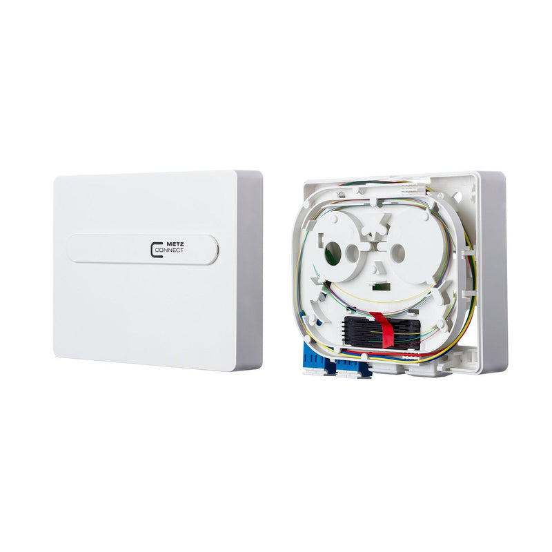 Metz Connect - Kommunikationsanschlussdose LWL OpDAT ADT Spli. OS2 1501197U02HC 2x LC-Dup. UPC B