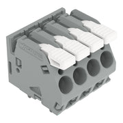 WAGO - Leiterplattenklemme Hebel 2706-155 6mm²,grau − 30 Stück