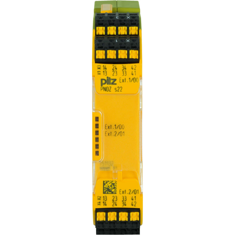 Pilz - Gerät zur Überwachung von sicherheitsgerichteten Stromkreisen Sicherheitsrelais PNOZ S22 C #751132 24VDC 2 x 3 n/o 1n/c