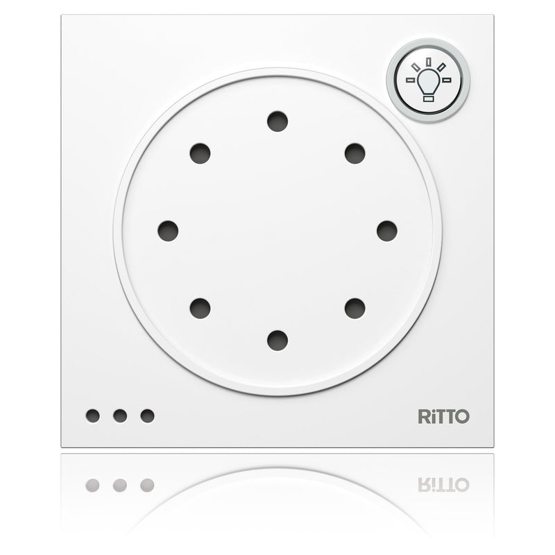 Ritto - Türstation für Türkommunikation Portier Türsprechmodul ws 1876070 m.Lichta.95x95x33mm − 1 Stück