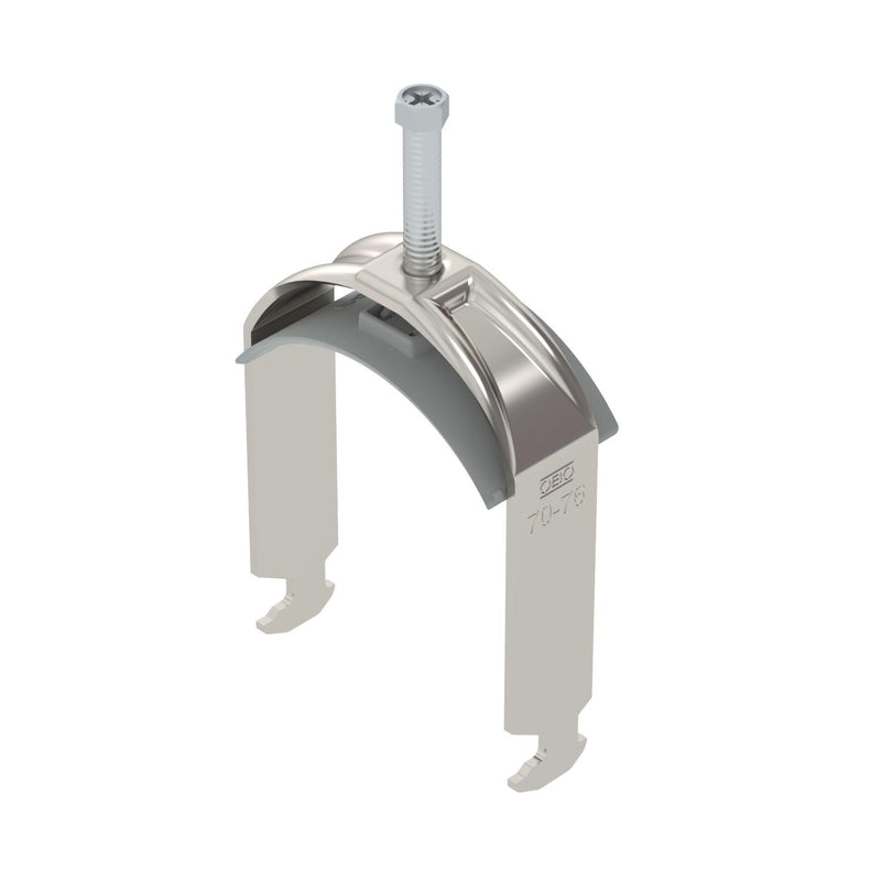 OBO Bettermann - Bügelschelle BS-H1-K-76 A2 70-76mm − 10 Stück