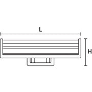 HellermannTyton - Kabelmarkierungssystem WIC Kennzeichnungsclip 561-06000(100) − 10 Stück