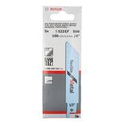 Bosch - Säbelsägeblatt Flexible for 2608656012 Metal, 5er-Pack − 5 Packung