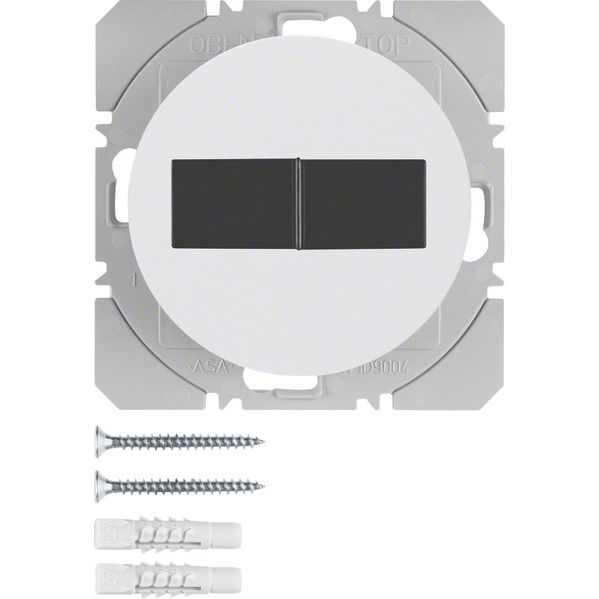 Berker - Bussystem-Hand-/Wandsender KNX-Funk Wandsender 2fach 85656139 polarweiß glänzend
