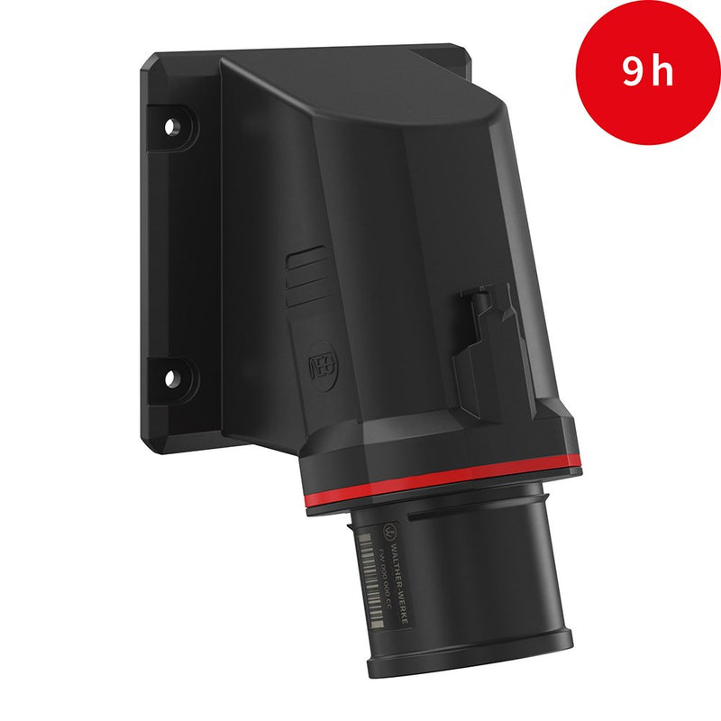 Walther Werke - CEE-Gerätestecker (IEC 60309) CEE NEO Anbaugerätestecker FW731309CC schräg 32A 3P 9h