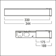 Zumtobel - Elektrisches Zubehör/Ersatzteile für Leuchten Einspeisung TECTON TE 500 BK sw
