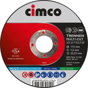 Cimco Werkzeuge - Trennscheiben-Set Trennscheibe Multicut 208764 115x1,2x22,23mm