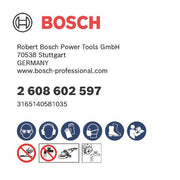 Bosch - Trenn-/Schleifscheibe Diamanttrennscheibe 2608602597 Standard for Stone
