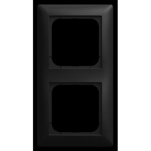 Busch-Jaeger - Abdeckrahmen Abdeckrahmen 1722-915 2-fach schwarz − 1 Stück by Busch-Jaeger
