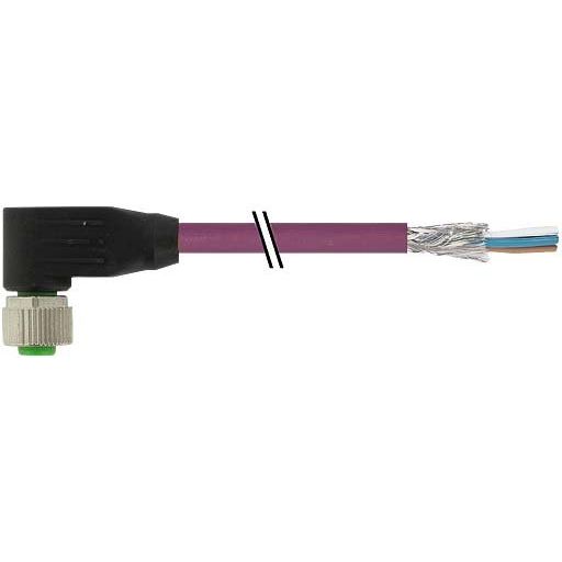 Murrelektronik - Konfektioniertes Sensor-Aktor-Kabel Steckverbinder 7000-14045-8030500 M12 Bu. gewinkelt