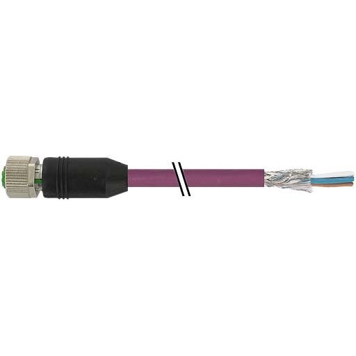 Murrelektronik - Konfektioniertes Sensor-Aktor-Kabel Steckverbinder 7000-14044-8031000 M12 Bu - fr. Ende
