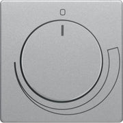 Berker - Abdeckung/Bedienelement für Installationsschalterprogramme Zentralstück alu/lack 11376074 Knopf f.Drehzahlst