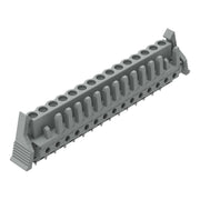 WAGO - Leiterplattensteckverbinder THT-Federleiste gerade 232-145/039-000 Rastermaß 5mm,grau − 25 Stück